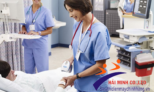 Sử dụng đầu đọc mã vạch không dây trong bệnh viện